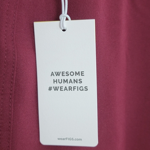 Figs Burgundy Yola Maternity 3.0 Scrub Pants Sz XXS NEW - Picture 12 of 13